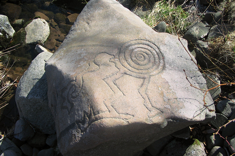 Three River Petroglyph, Neversink River, NY